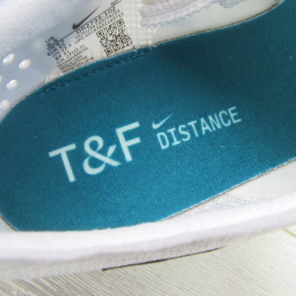 Nike Mamba 6 Distance Track & Field Spikes Men's Size 9.5 White NEW - Picture 11 of 13